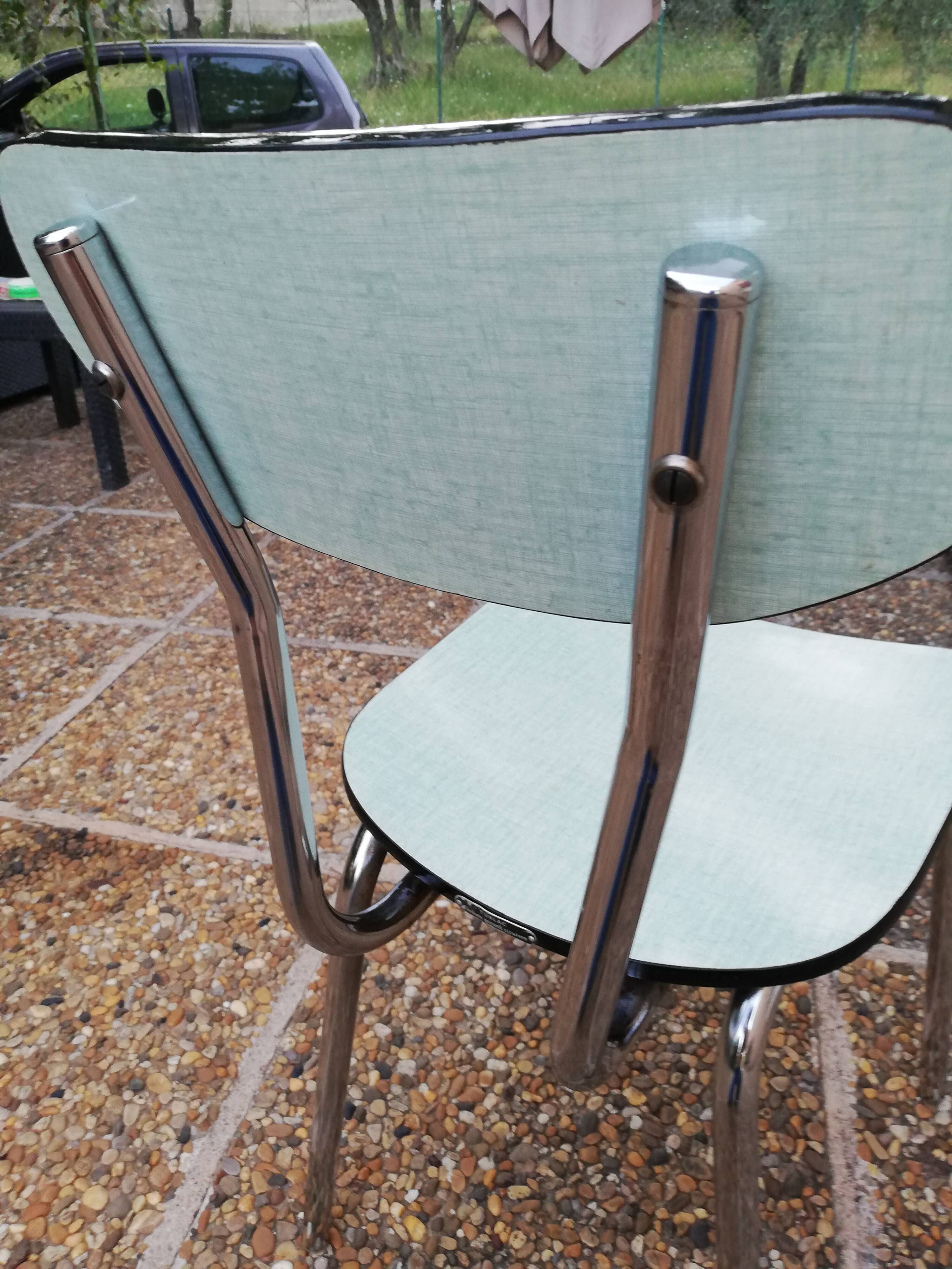 Formica chair from Tublac, 60s