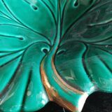 Ceramic fruit cut style vallauris 1950 60 green