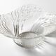 Mid-Century Finnish Glass Bowl: Lasisepät Mäntsälä 'Forest' Design / 1970s