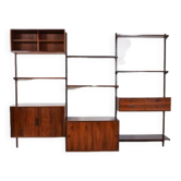 Scandinavian vintage modular teak bookcase