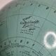 Globe earth "Taride" of the 50s-60s in metal on base, 17 cm
