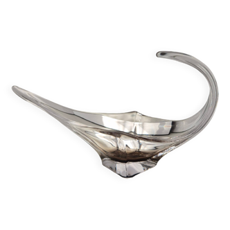Coupe en cristal vintage Bayel (France) 1950-1970