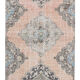 3x12 Salmon & Green Oriental Persian Runner Rug 89x365Cm