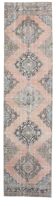 3x12 Salmon & Green Oriental Persian Runner Rug 89x365Cm