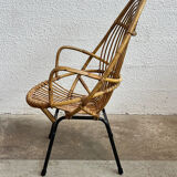 Rattan armchair
