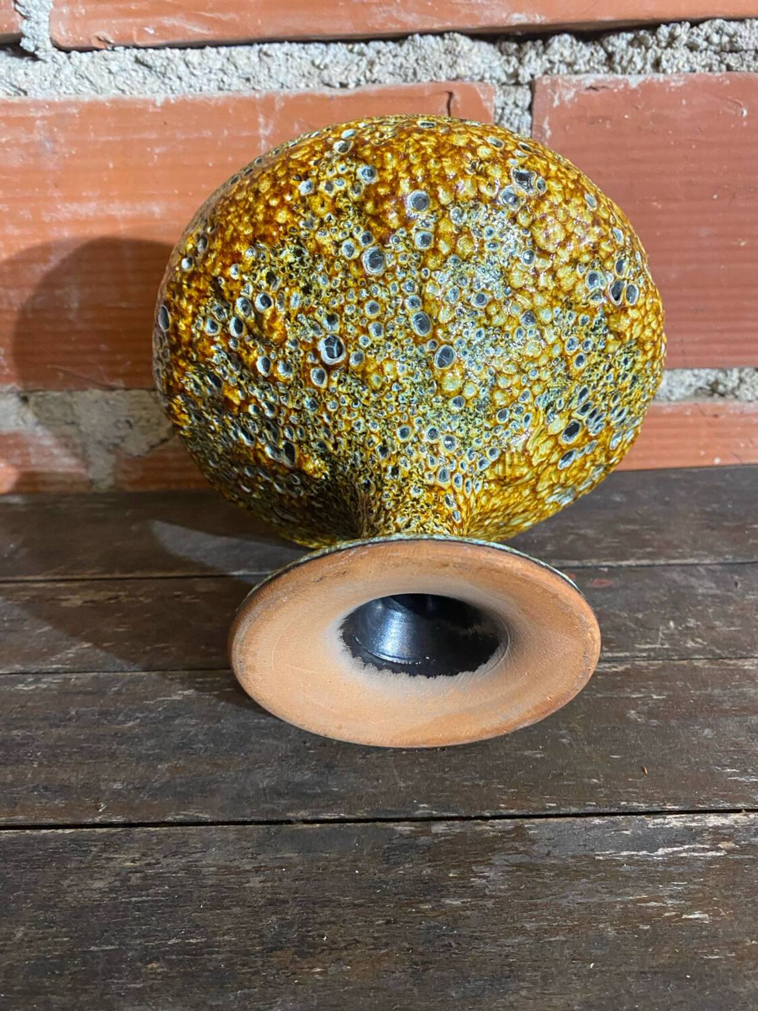 Fat Lava CHARLES CART Cyclope Honey Vintage Ceramic Bowl