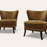 Two Mid Century cocktail chairs
