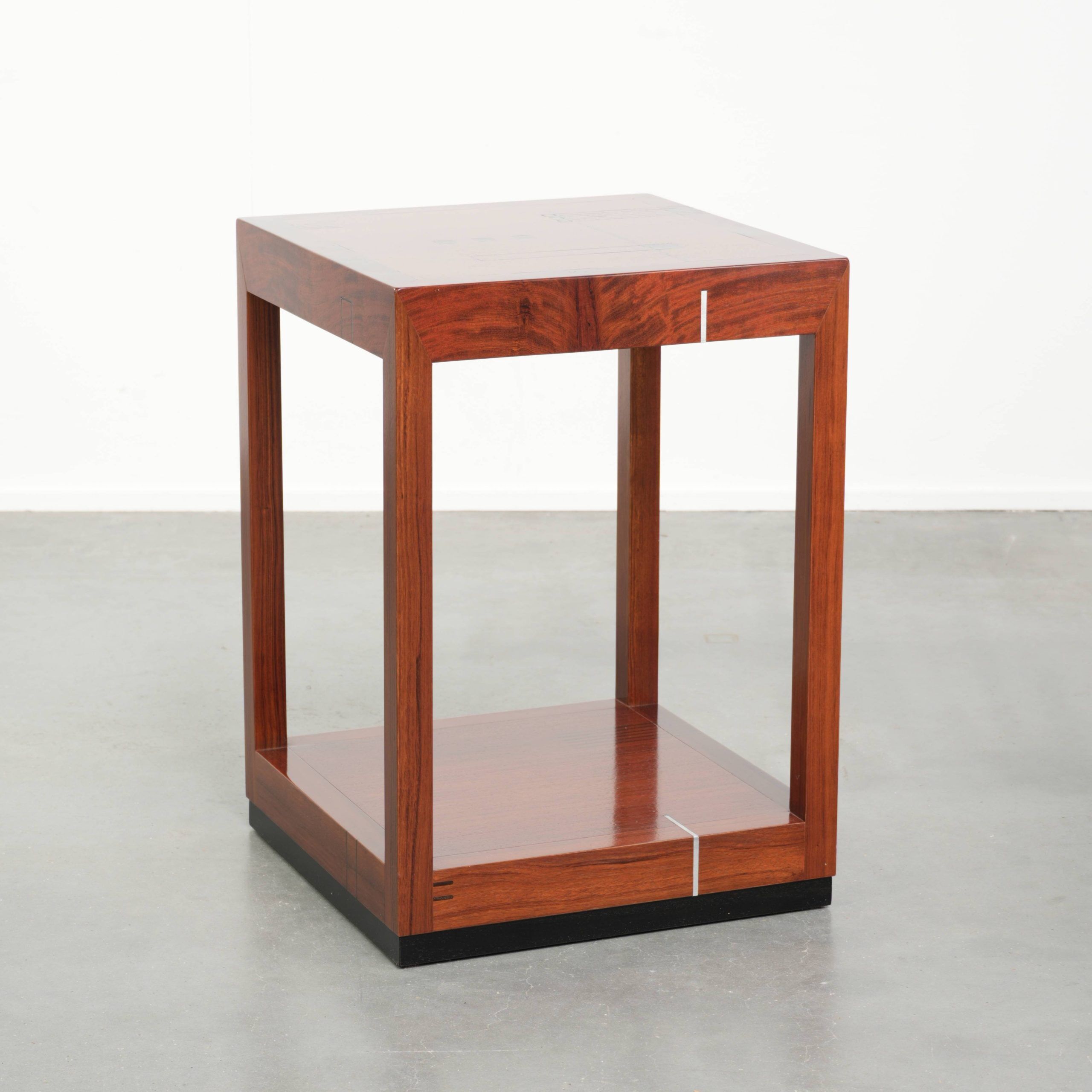 Special tall square Art Deco  design side table
