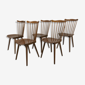 5 chaises Baumann Menuet