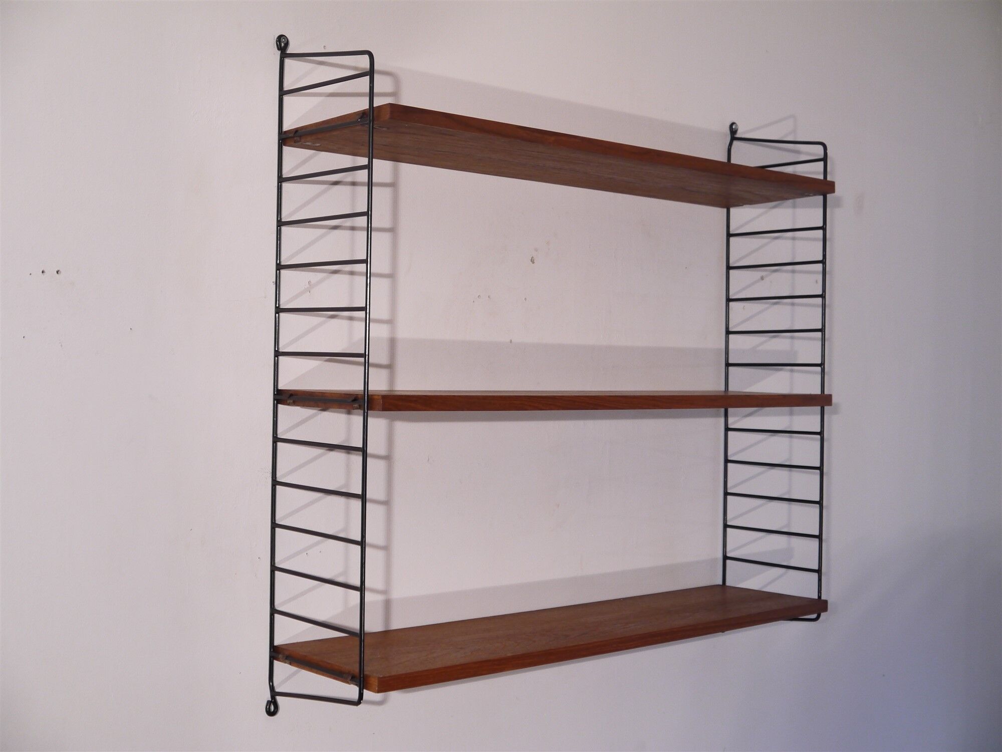 Scandinavian vintage String shelf, Sweden, 1960