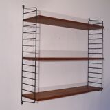 Scandinavian vintage String shelf, Sweden, 1960