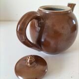 Small stoneware "selfish" teapot