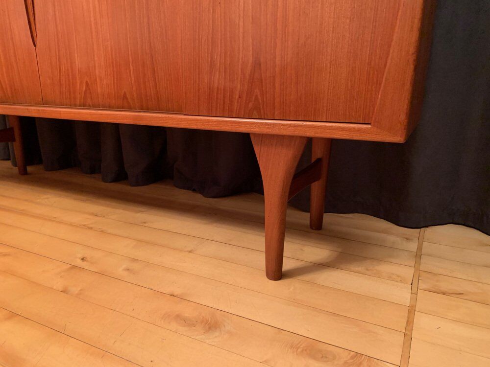 Danish highboard by Henning Kjaernulf for Bruno Hansen, 1960s