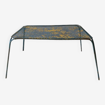 Perforated metal garden coffee table