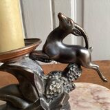 Antique bedside lamp night light by Jacques Limousin