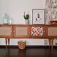 Enfilade noyer et cannage