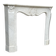 Louis XV style fireplace in Carrara marble circa 1940