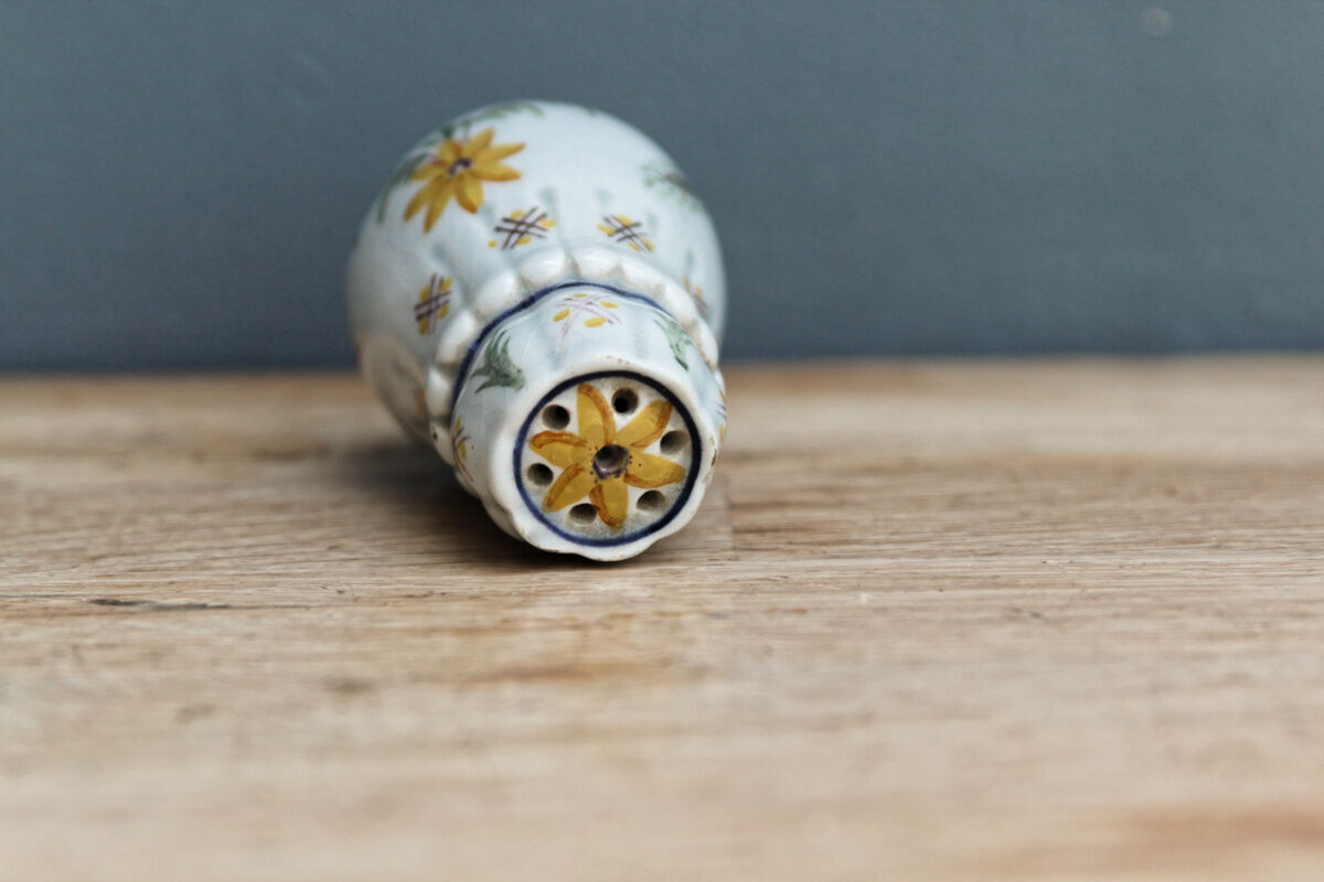 Small earthenware salt shaker