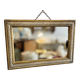 Small rectangular antique mirror