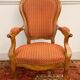 Fauteuil cabriolet style Louis XV, vers 1850