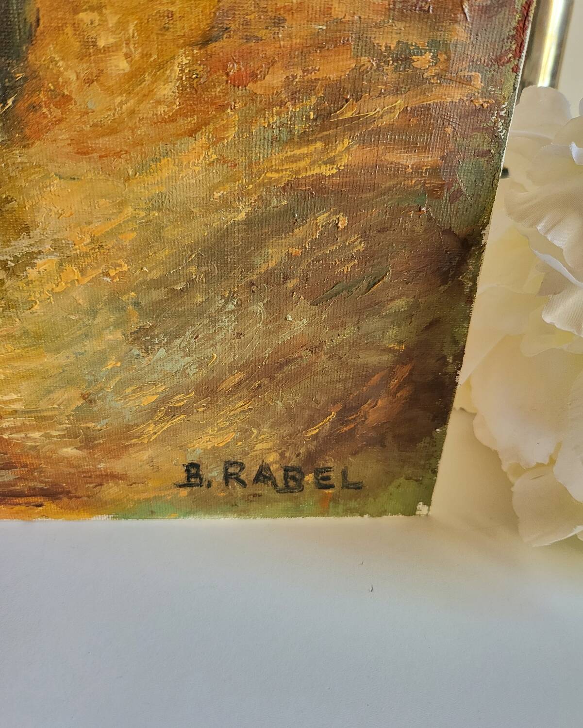 Oil on Panel B. RABEL Autumn Landscape