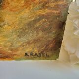 Oil on Panel B. RABEL Autumn Landscape