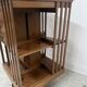 20th Century Mahogany Revolving Bookcase with Marquetry Top