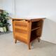Table d'appoint vintage en finition guitare brillante, Bilea