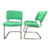Pair of Strafor model 421 chairs