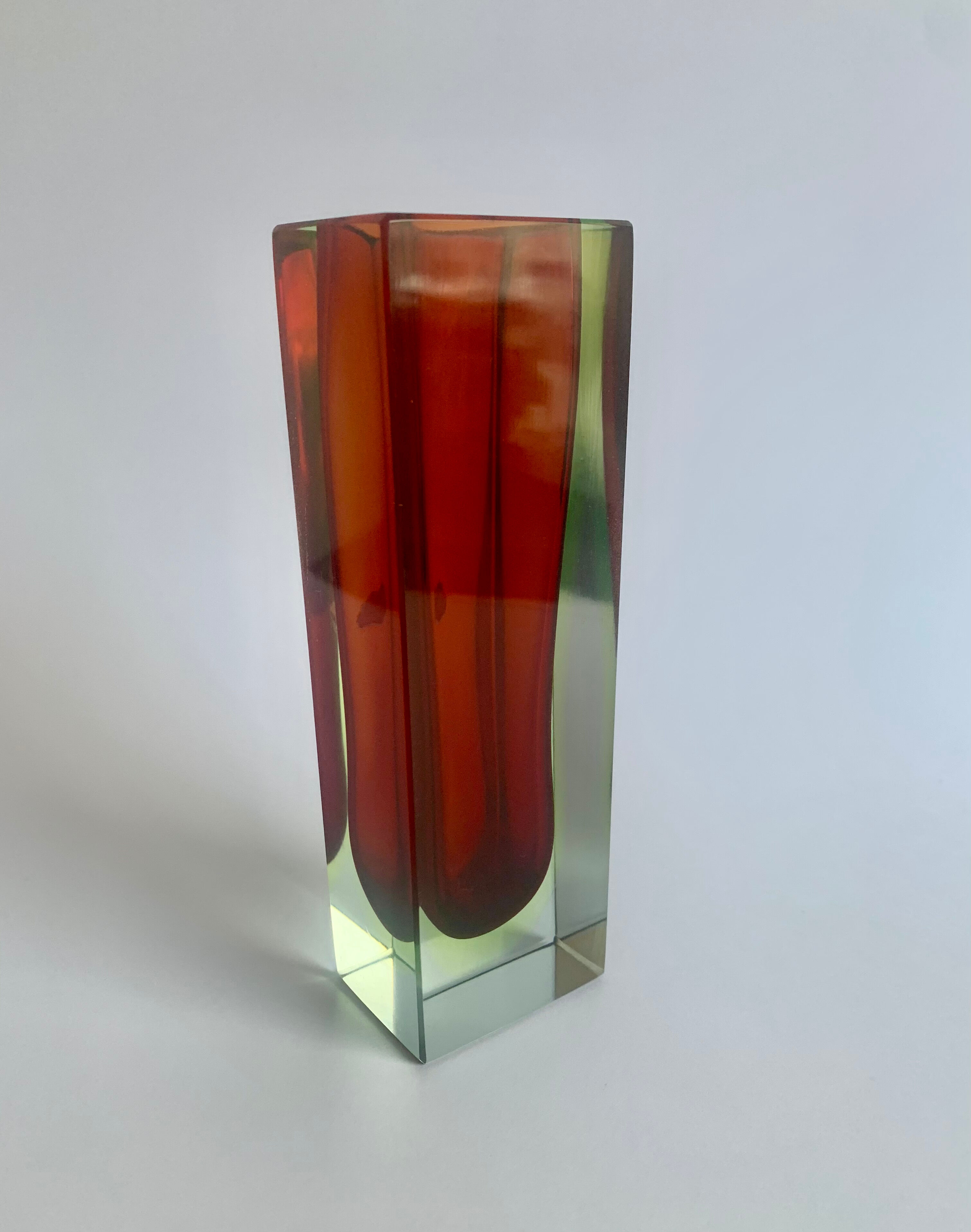 Vase by F. Poli for Murano, Italy, 1970s