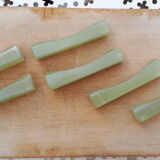 Jade style natural stone knife holder (6 pieces)