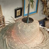 Palm straw pendant light