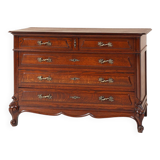 Commode ancienne française en chêne sculpté