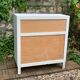 Vintage 1950s compass foot chest of drawers