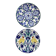 Pair of decorative ceramic plates from Nabeul, 1960s-1970s.