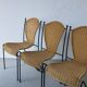 4 Frederick Weinberg wicker iron chairs | 1960s