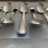 12 silver-plated spoons