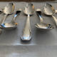 12 silver-plated spoons
