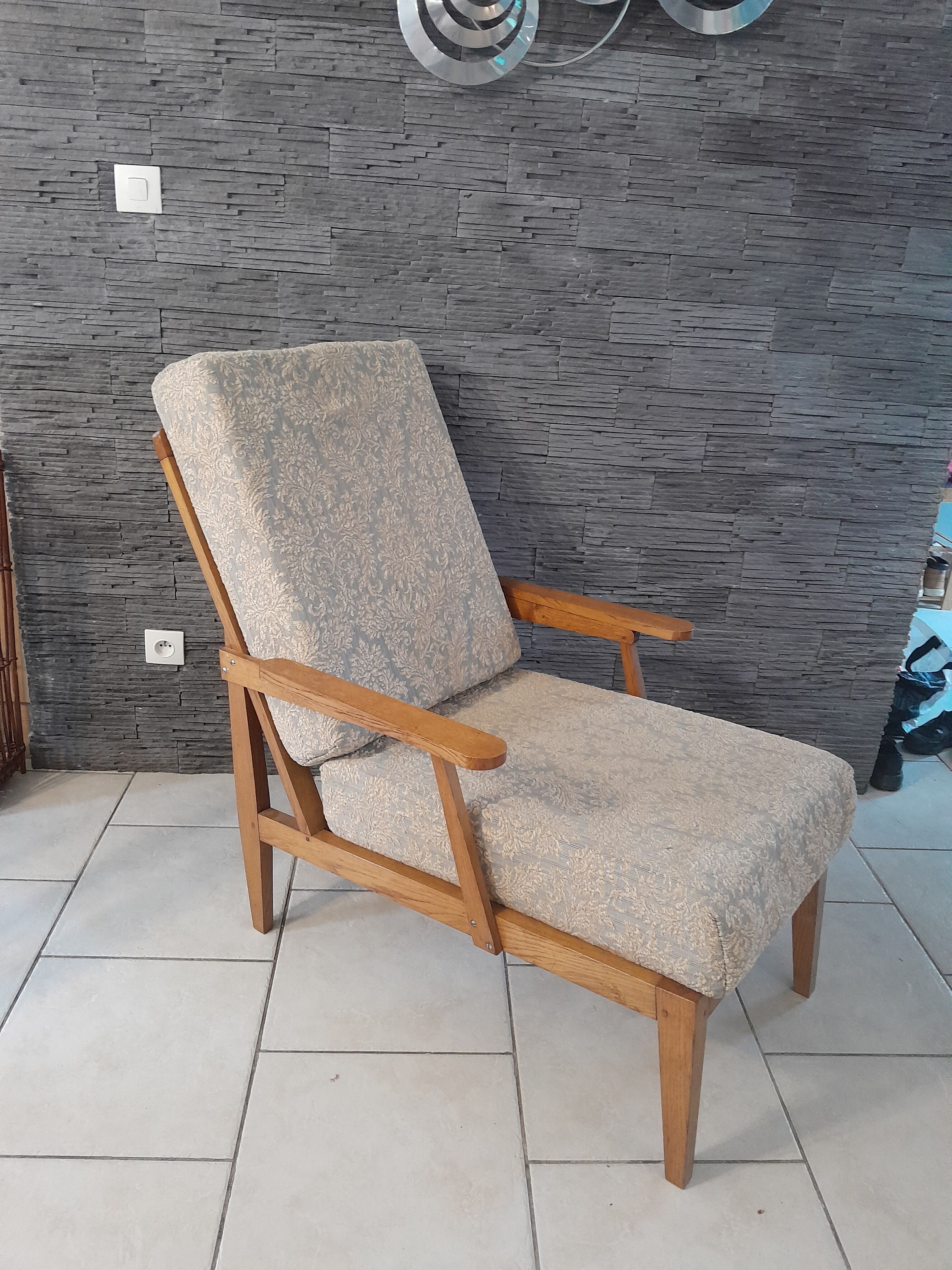 Fauteuil relax vintage