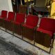 Vintage theater bench
