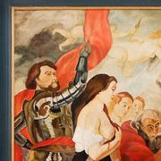 Painting on canvas signed J. Meirt