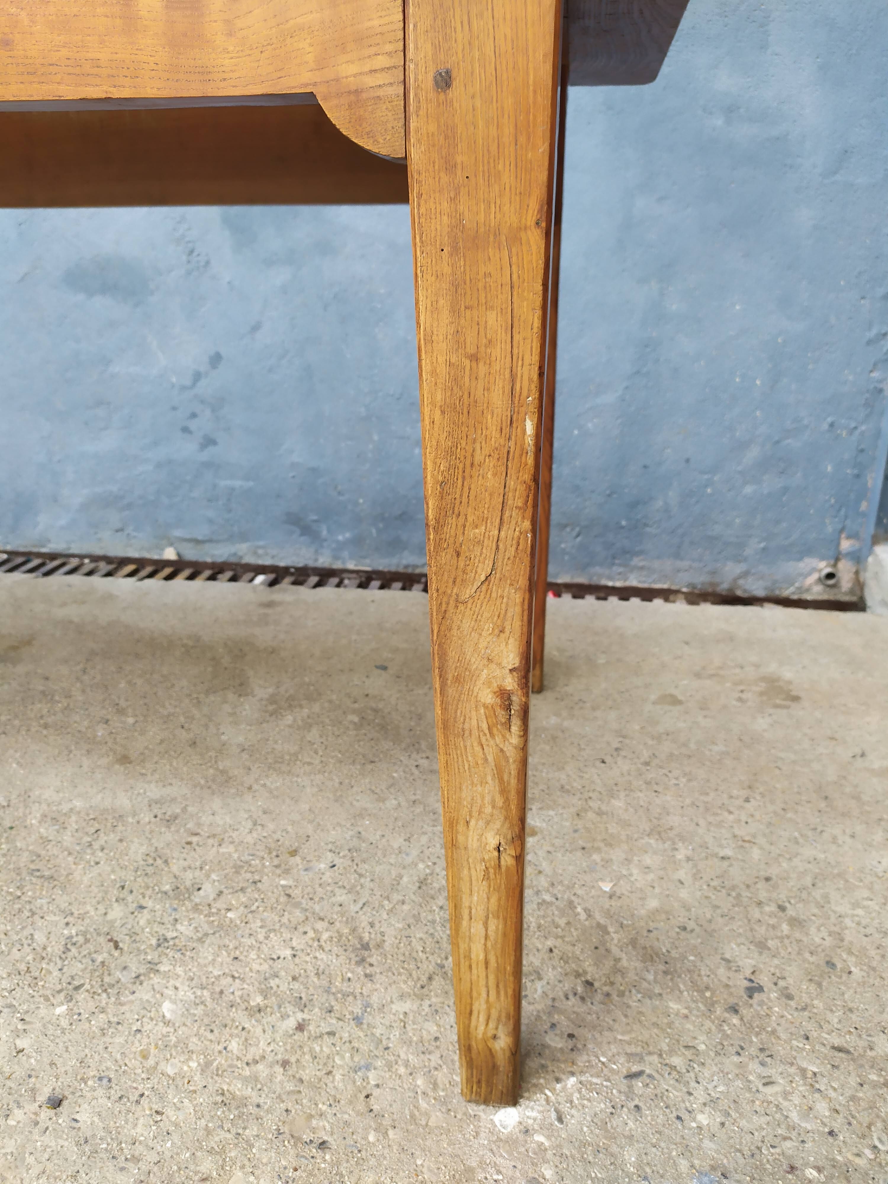 Table de ferme en chêne