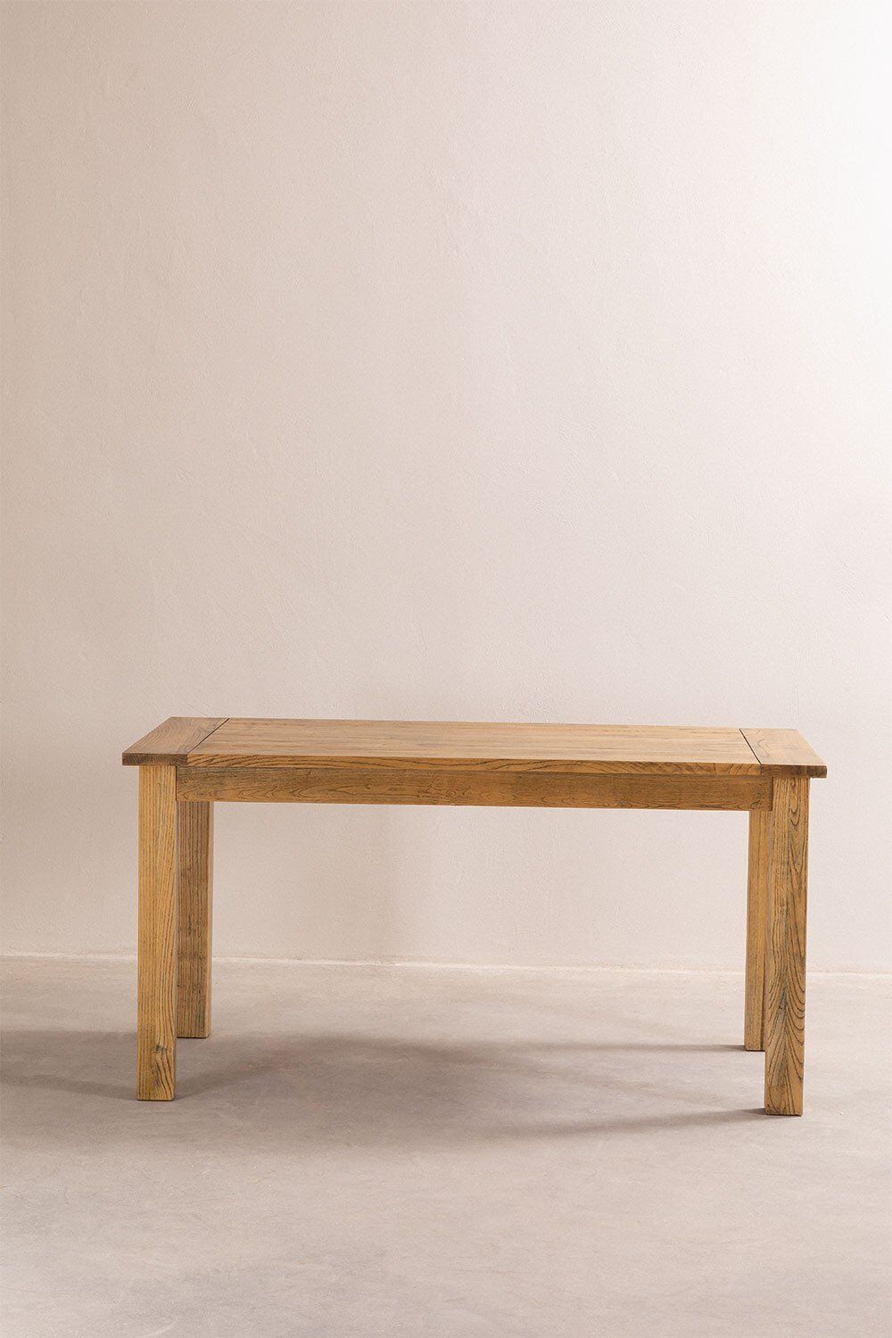 Ribbed wooden table 150cm