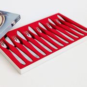 Service à poisson 12 pièces WMF inox avec coffret, années 60