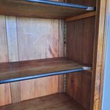 Walnut cabinet with Louis Philippe mirror door