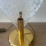 Lampe en verre de Murano iridescent