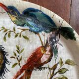 Round fiberglass bird tray.