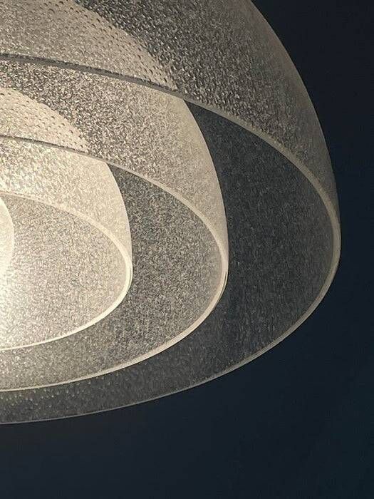 Glass pendant lamp by Carlo Nason for Mazzega, Italy 1970s