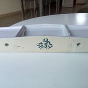 60s ceramic bathroom wall shelf