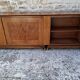 Mahogany glass sideboard, 1950